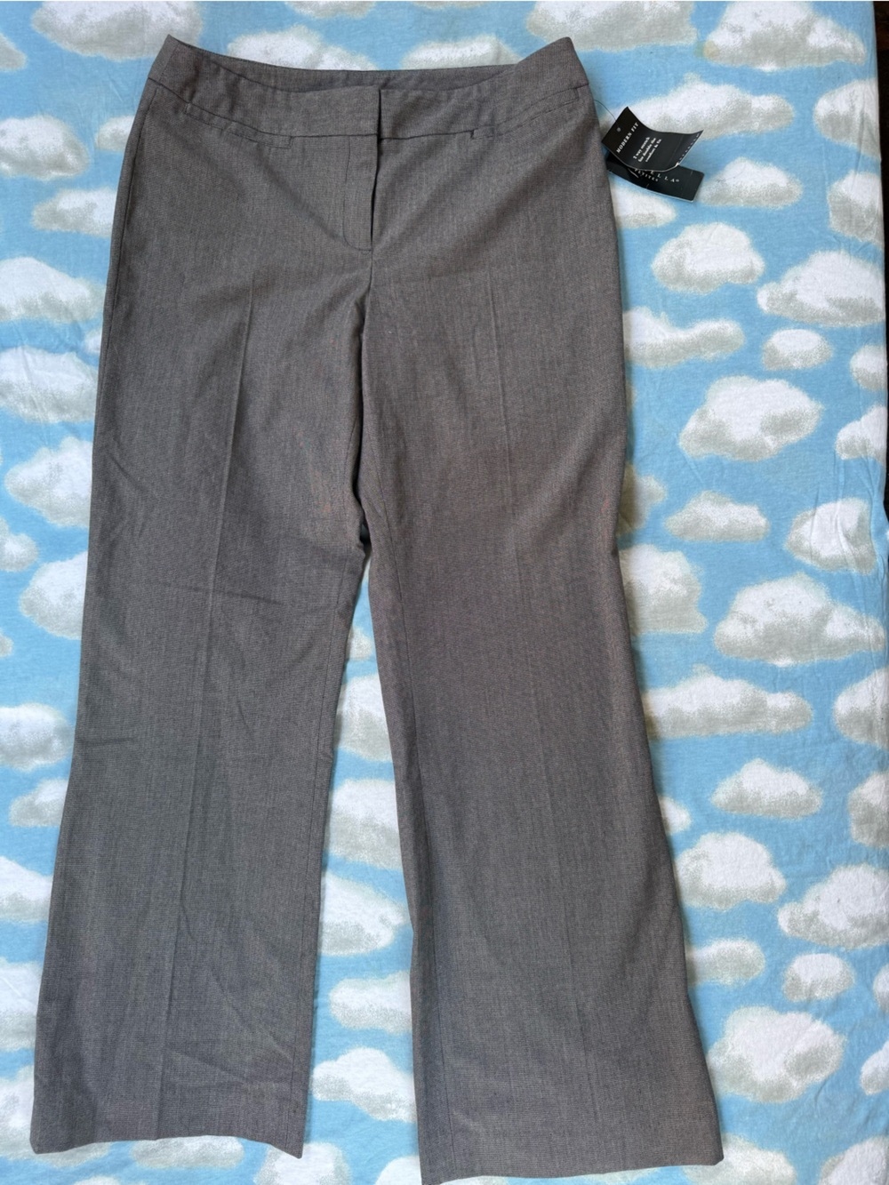 Women's Gray Dress Pants - Classic Tailored Trousers